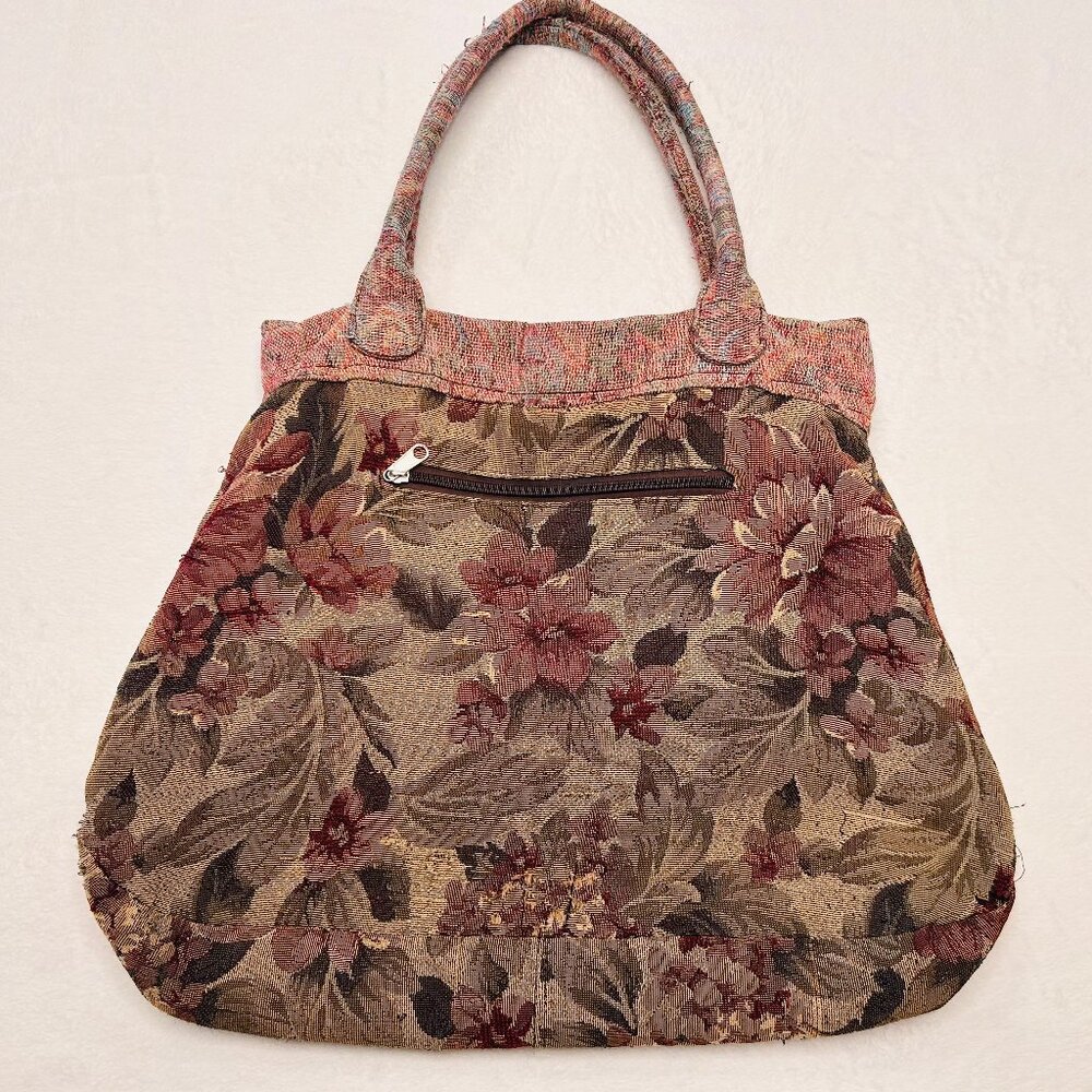 Vintage Urban Outfitters Tapestry Bag (Y2K | Cottagecore | Coquette Academia) - Picture 7 of 14